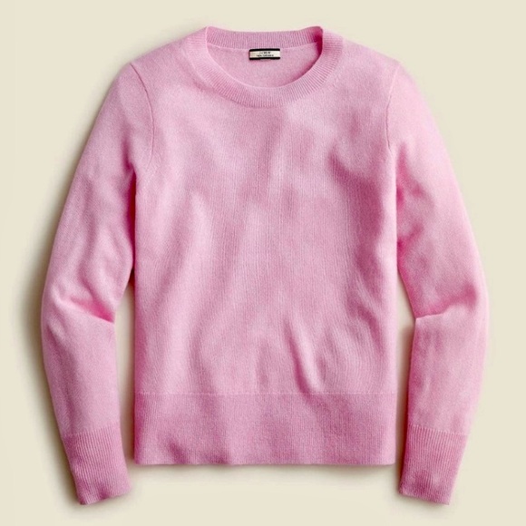 🆕 J. Crew Women's Cashmere Crewneck Sweater. Size XL. Heather Petunia. NWT. - Picture 4 of 6
